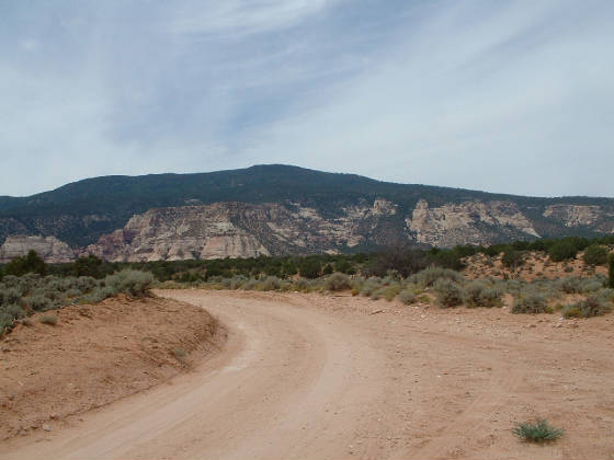 The road to Navajo Mountain.