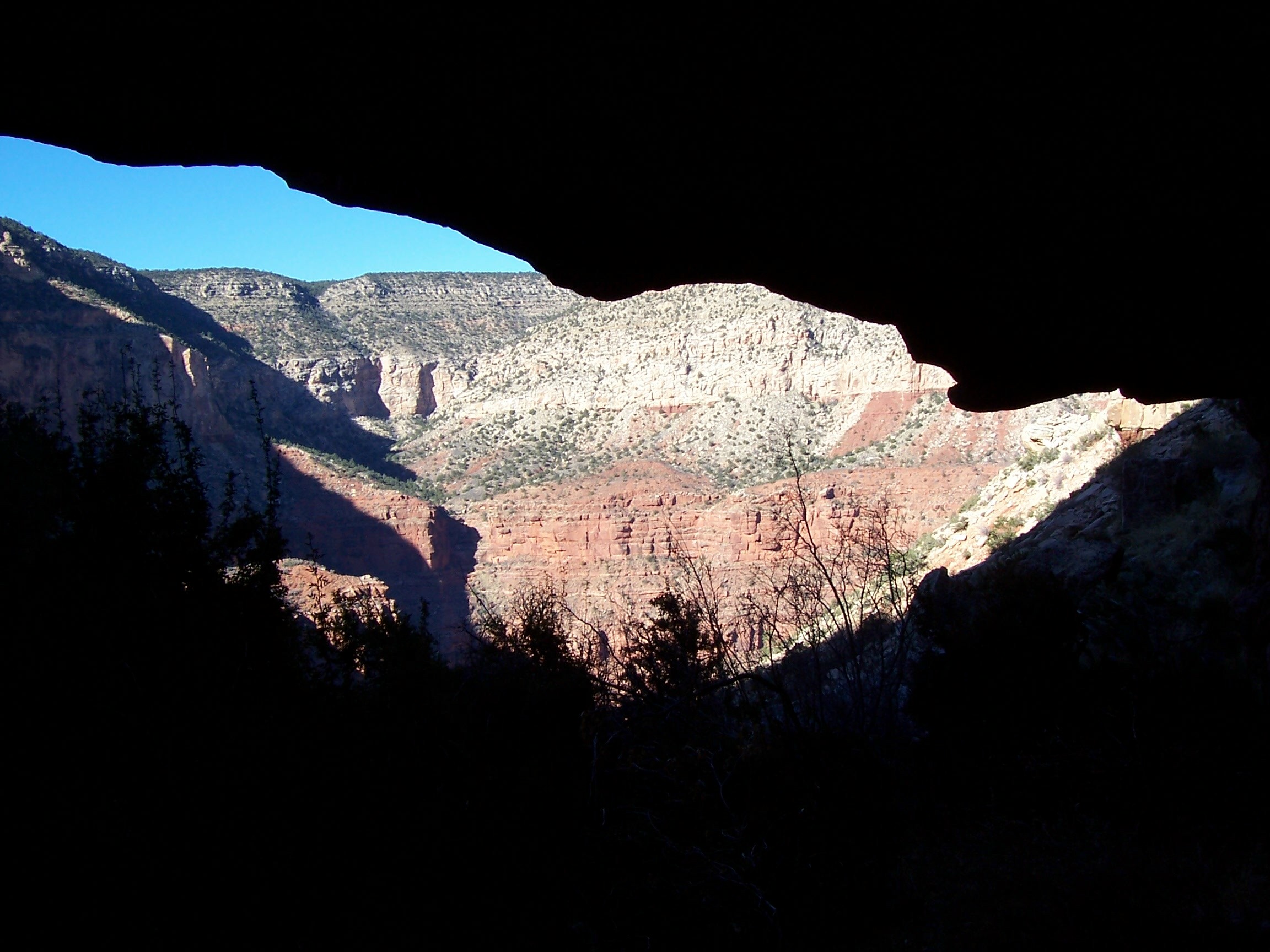 Cave enterance below Hermits Rest
