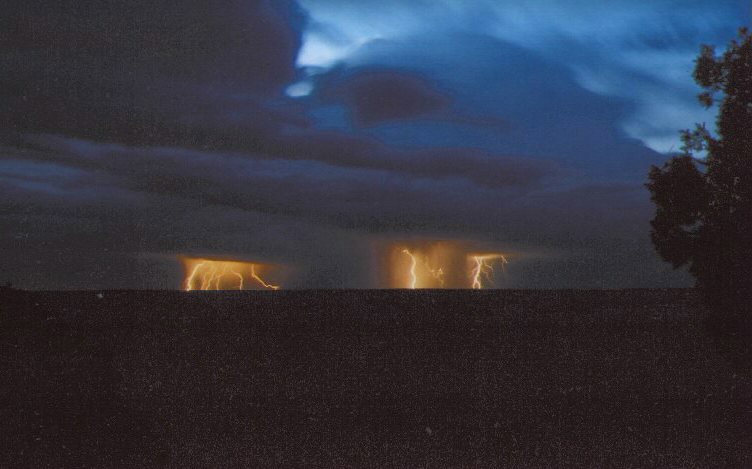 Blue storms over Grand Canyon