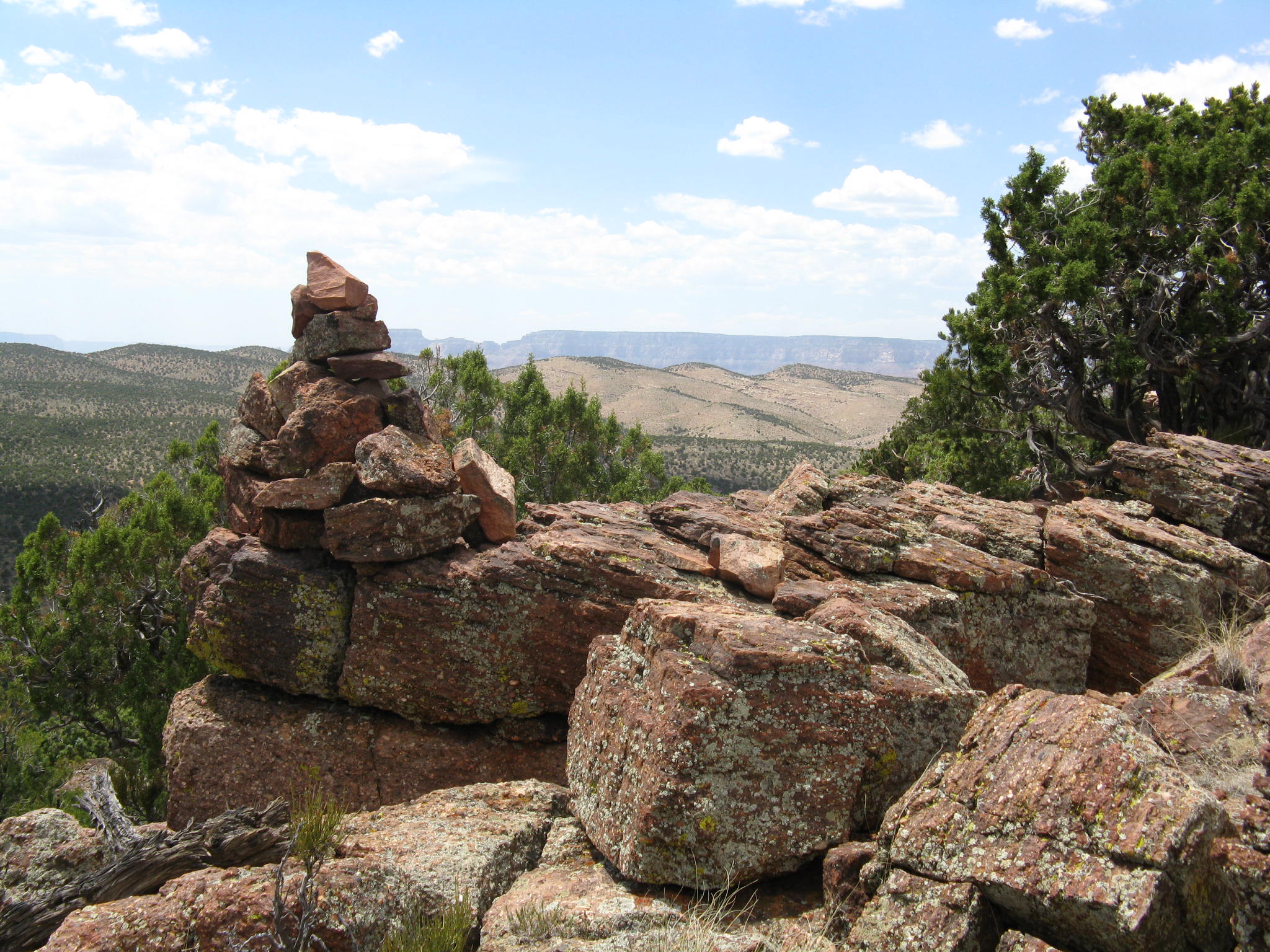 The top of Cedar Mountian, Grand Canyon Az..