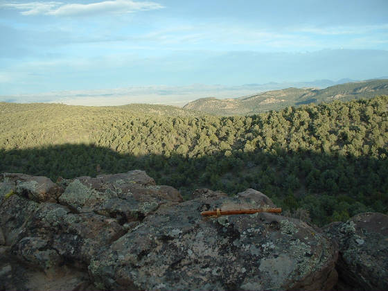 My Flute at the Toquima Vision Quest Spot